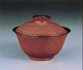 清代皇帝用过的茶具：“仿雕漆珊瑚红釉银里盖碗”（六）