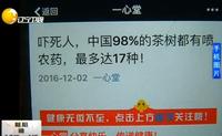 CCTV地方频道：茶叶有毒含农药？传言夸张勿信谣！